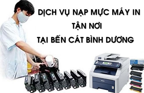 Nạp mực máy in tận nơi giá rẻ tại Bến Cát Bình Dương